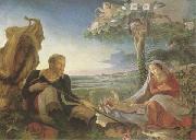 Philipp Otto Runge Rest on the Flight into Egypt (mk09) oil painting